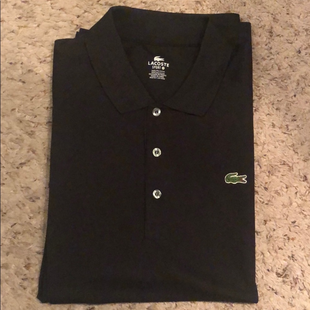 Lacoste Sport black polo 👕